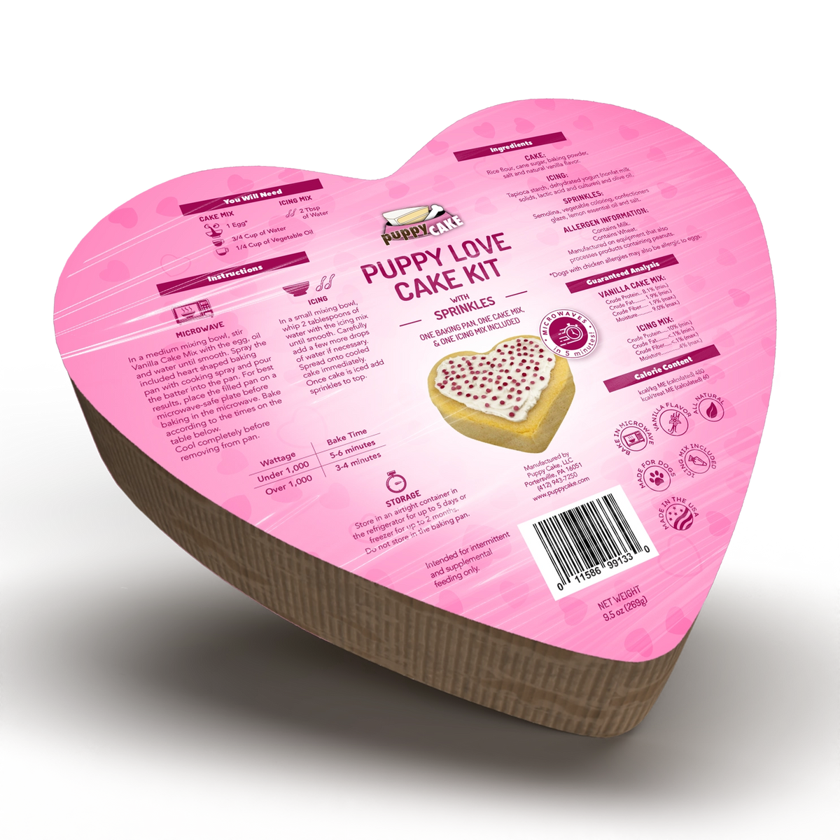 Puppy Cake - Puppy Love Cake Kit