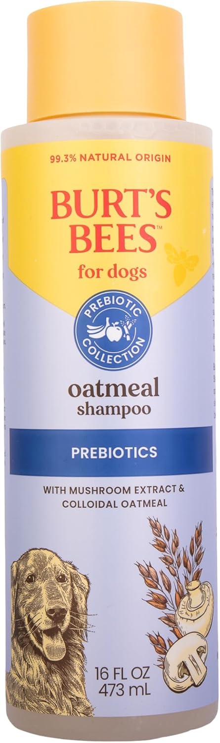 Burt's Bees - Prebiotic & Mushroom Oatmeal Shampoo for Dogs
