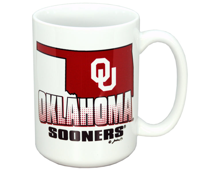 Jenkins Enterprises - Mug "OU Oklahoma Sooners" Ok Map