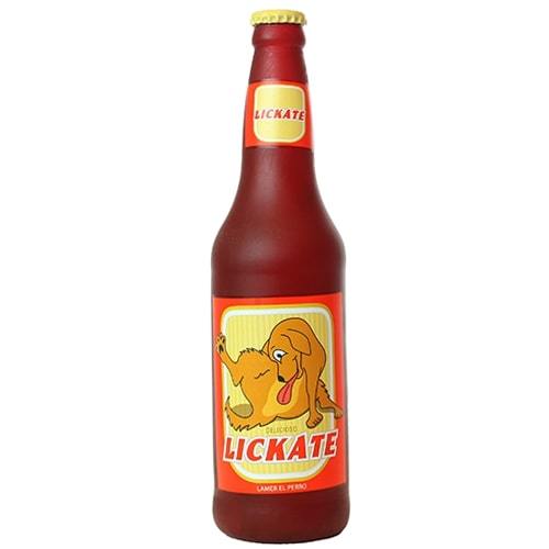 Tuffy Dog Toys - Beer Bottle Lickate Silly Squeaker Dog Toy