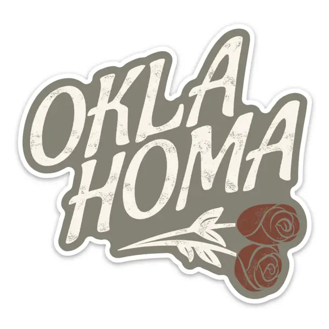 Shop Good - Sticker Oklahoma Rose