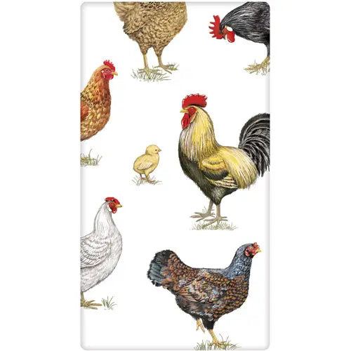 Mary Lake Thompson - Towel Chicken Scatter