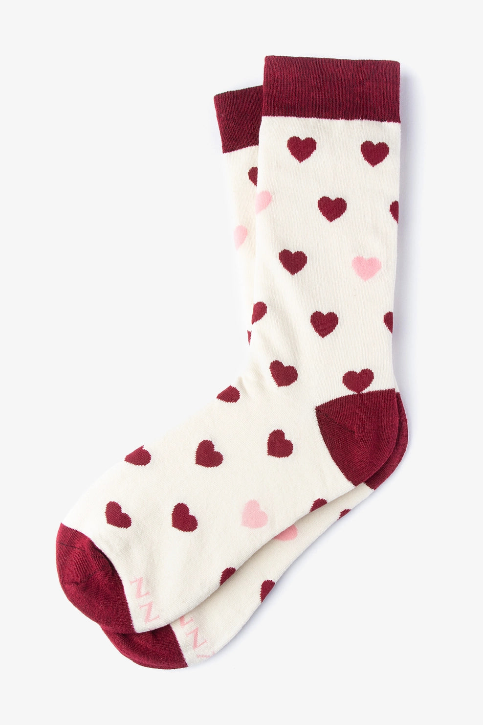 Wild Attire Alynn Socks Love Hearts Women's Crew