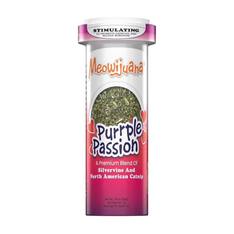 Meowijuana - Purrple Passion Catnip & Silvervine Blend - Southern Agriculture