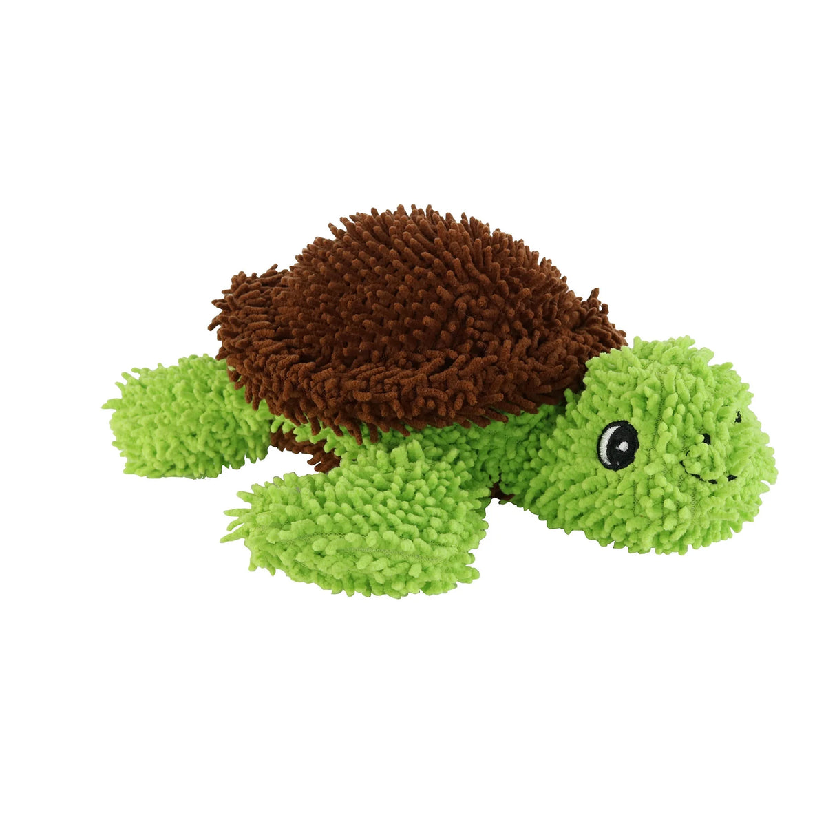 Tuffy Dog Toys - Mighty Microfiber Ball Turtle Squeaky Dog Toy