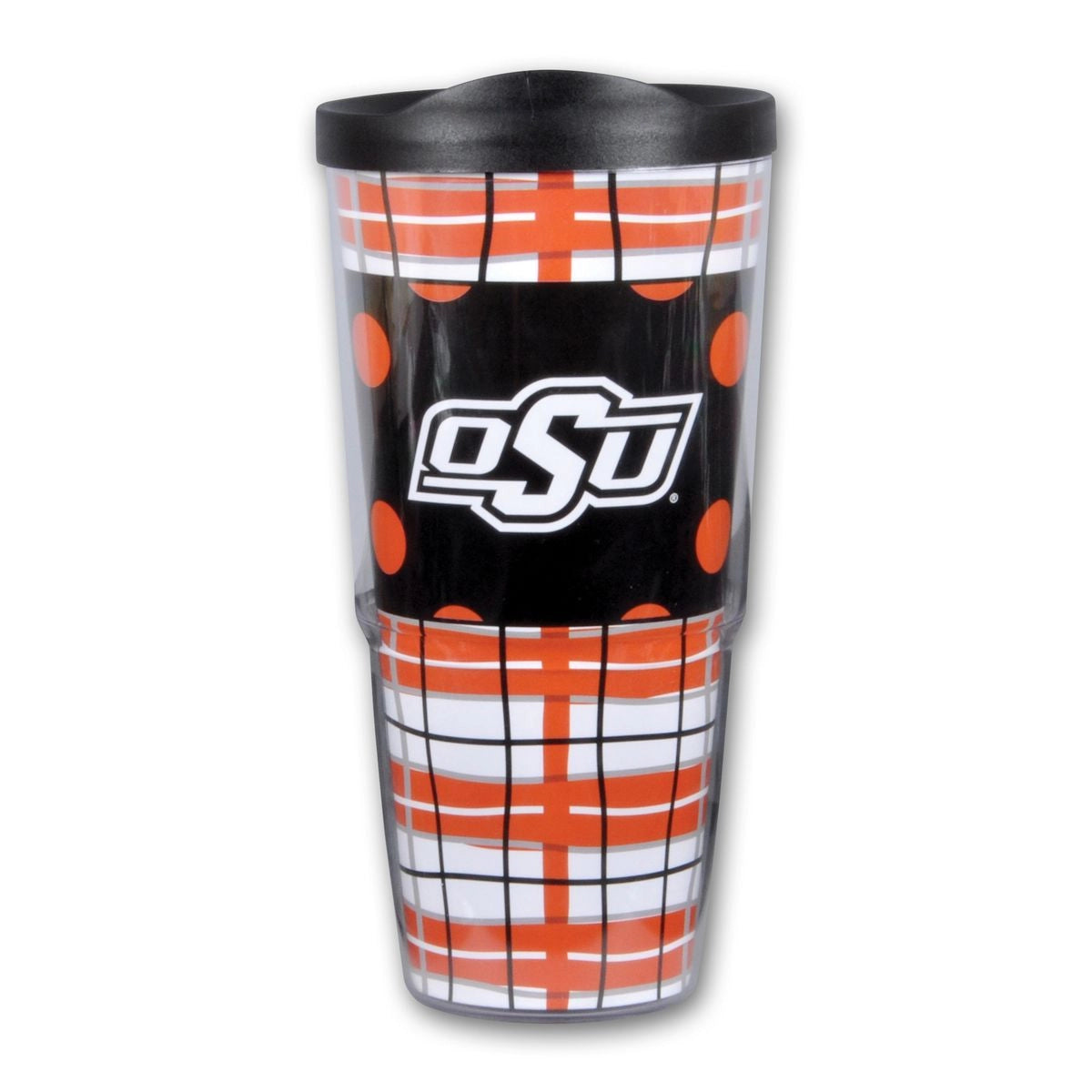 Magnolia Lane - Collegiate Plaid Tumbler with Lid