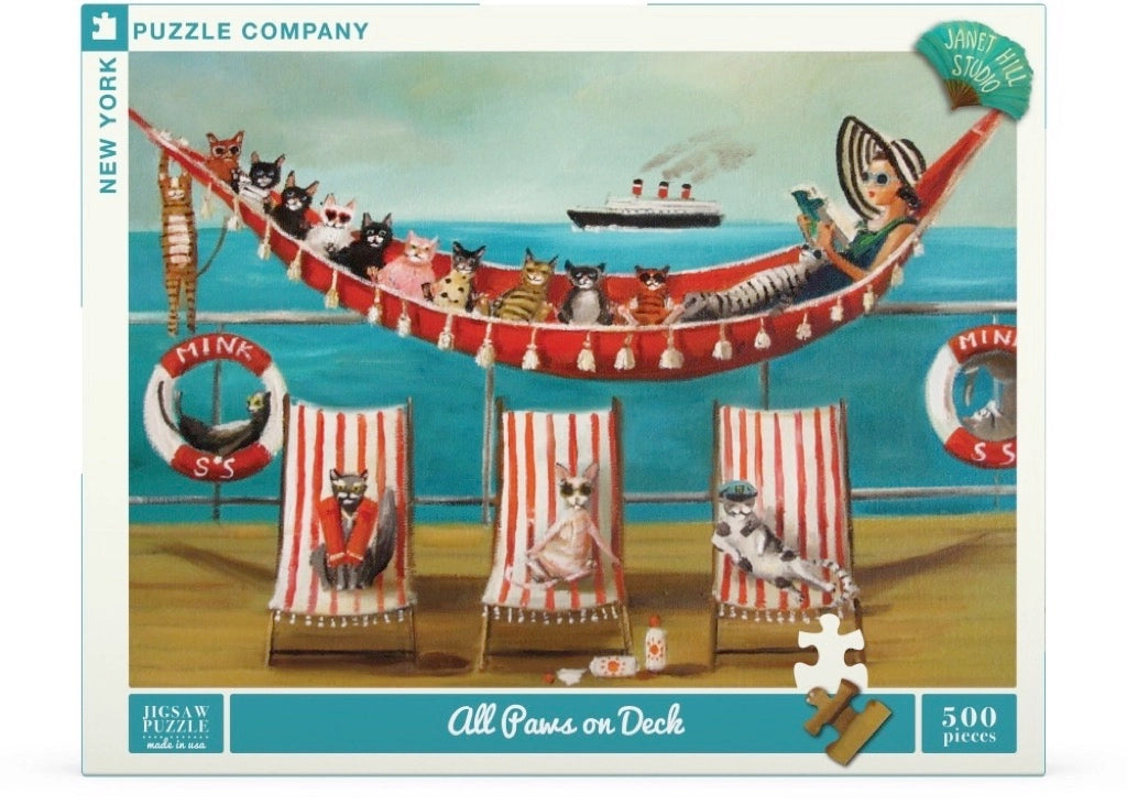 New York Puzzle Co. - All Paws on Deck