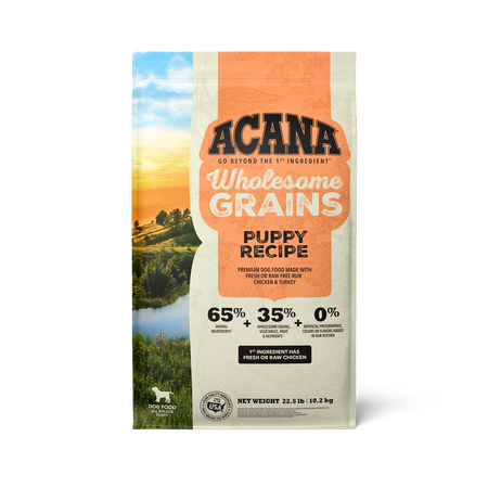 Champion Petfoods Acana - All breeds, Wholesome Grains, Puppy Recipe Dry Dog Food