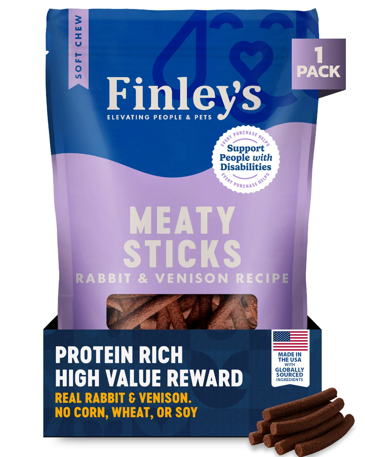 Finley's - Meaty Sticks Rabbit & Venison