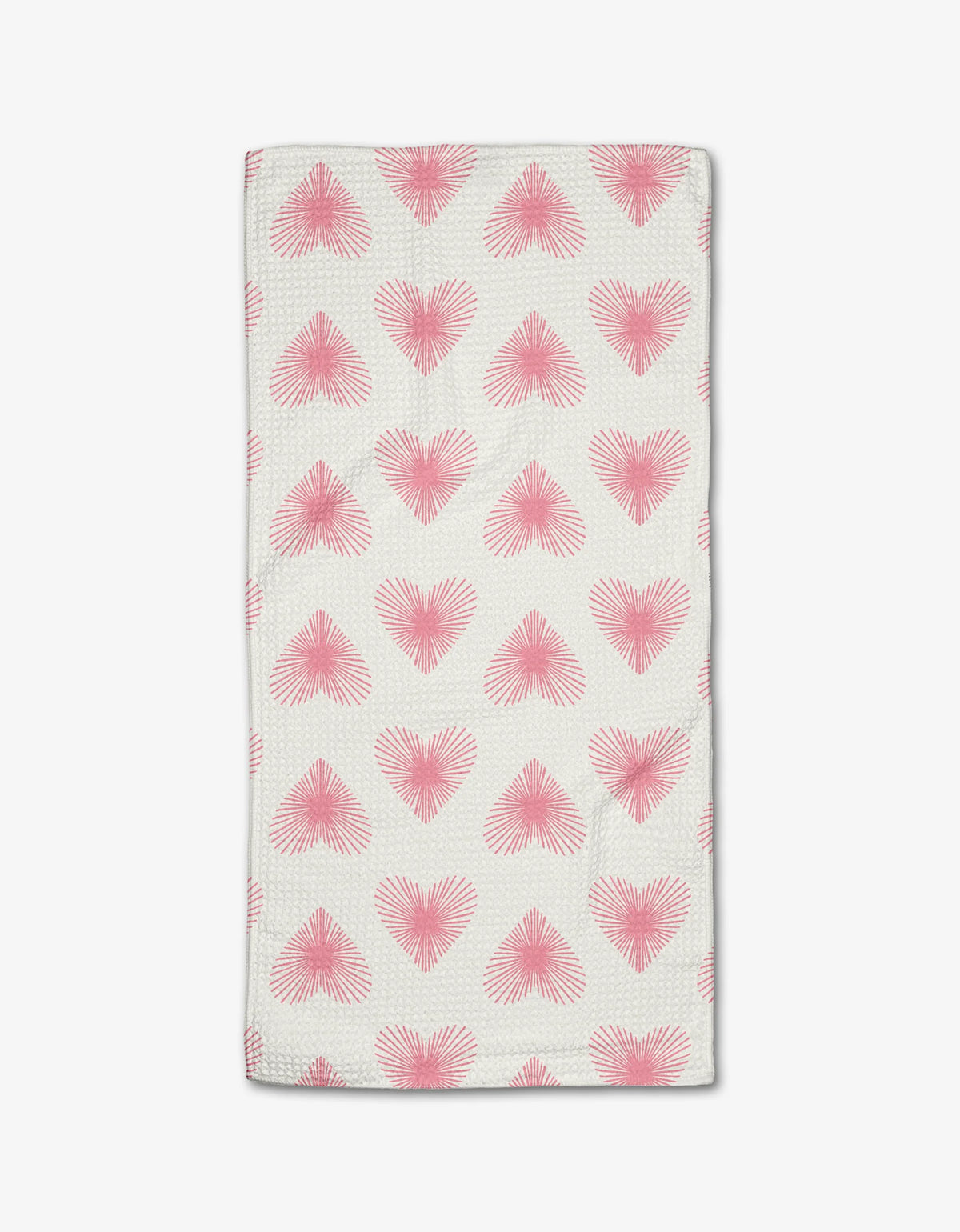 Geometry Bar Towel Lifeline Hearts