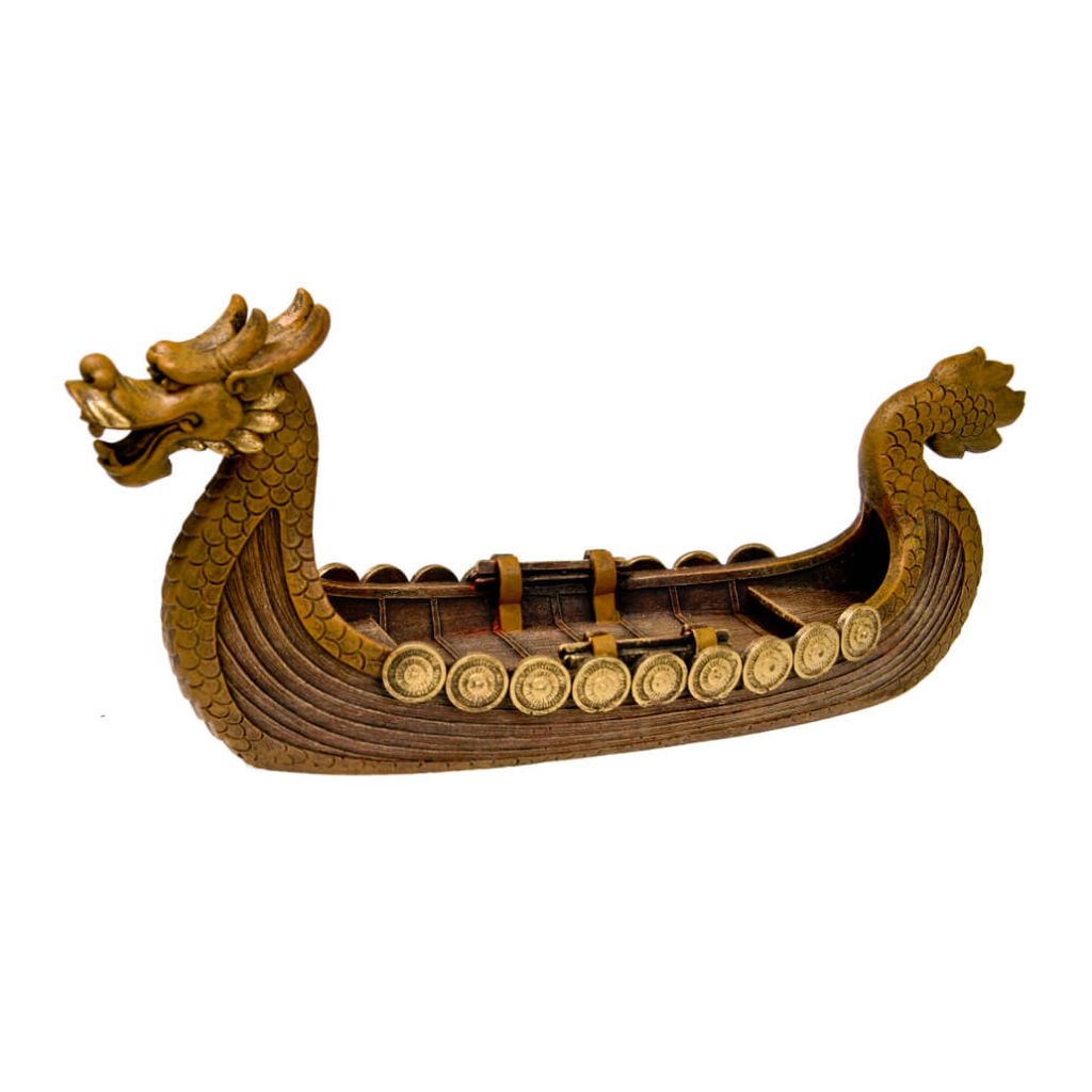 Blue Ribbon - Dragon Boat Gold Ornament