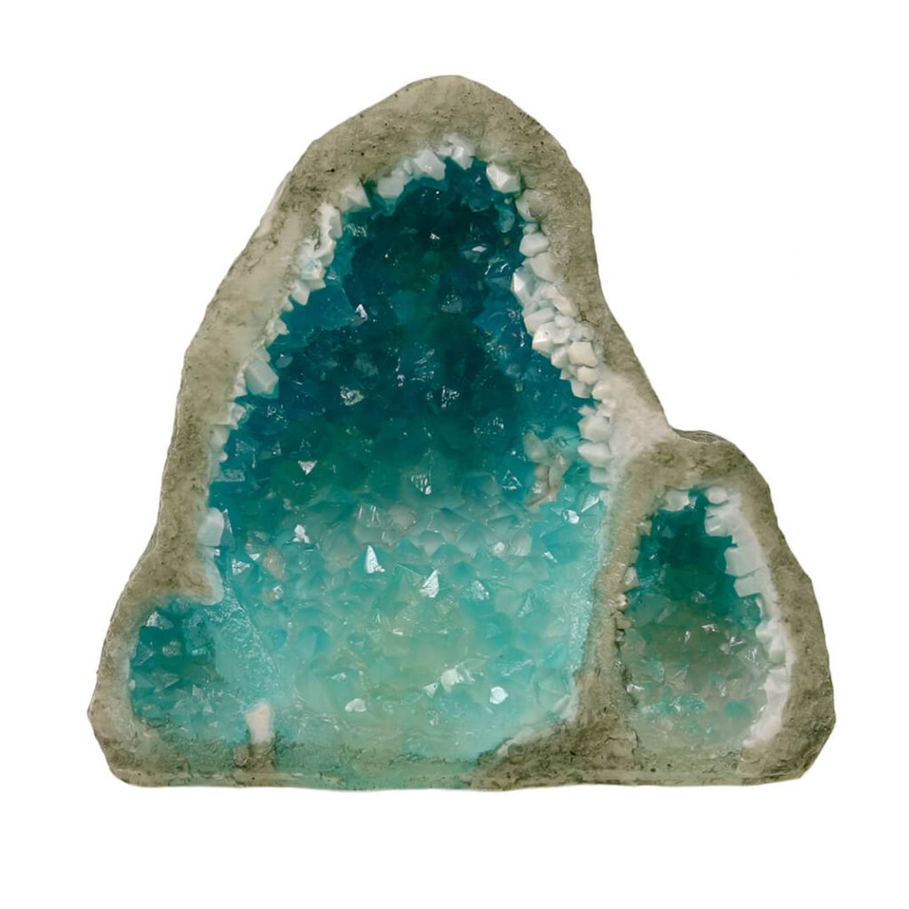 Blue Ribbon - Geode Blue Glow in the Dark
