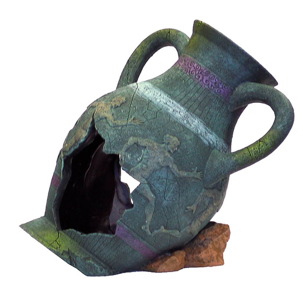 Blue Ribbon - Greek Vase Ornament