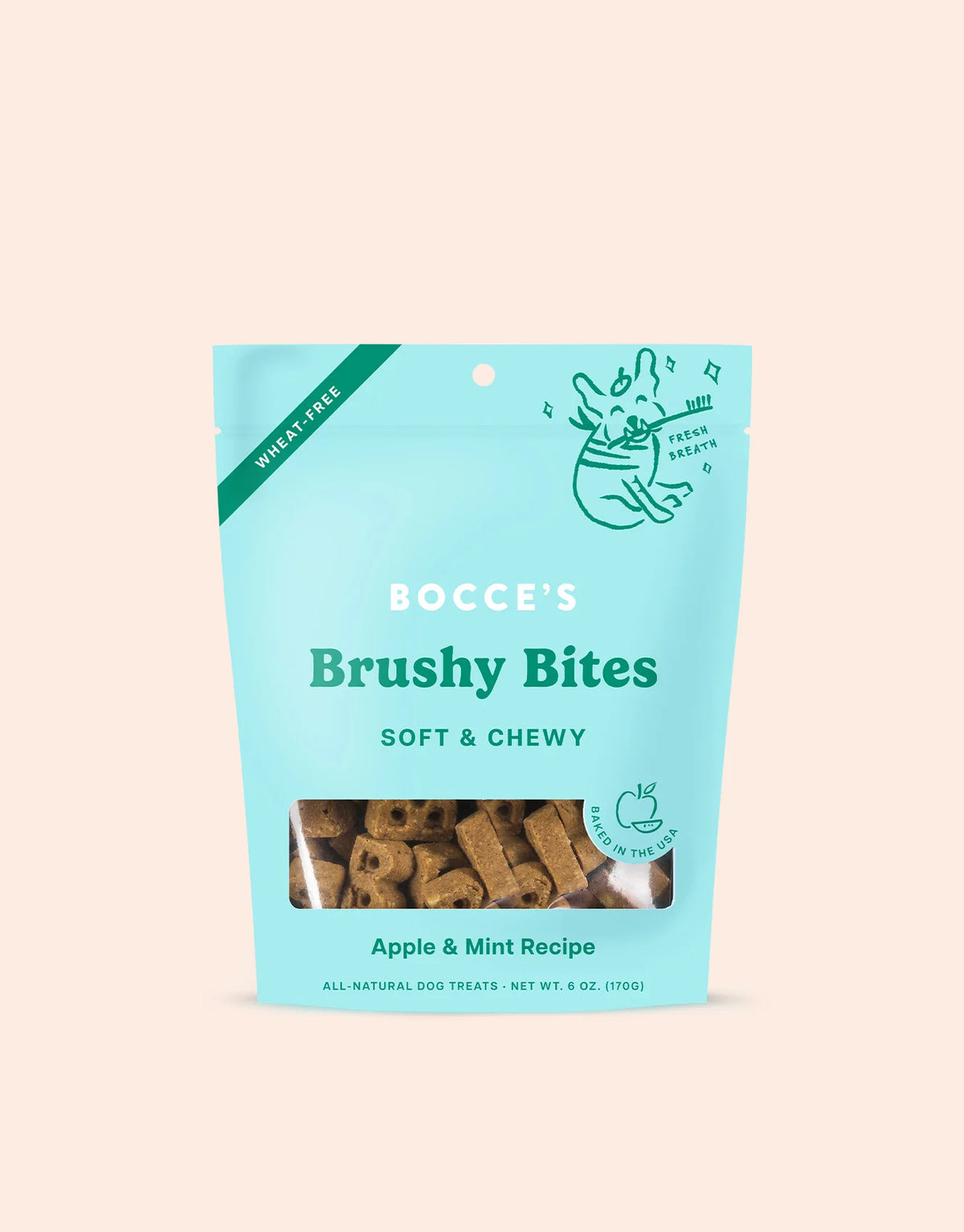 Bocce's Bakery - Brushy Bites Soft & Chewy Treats