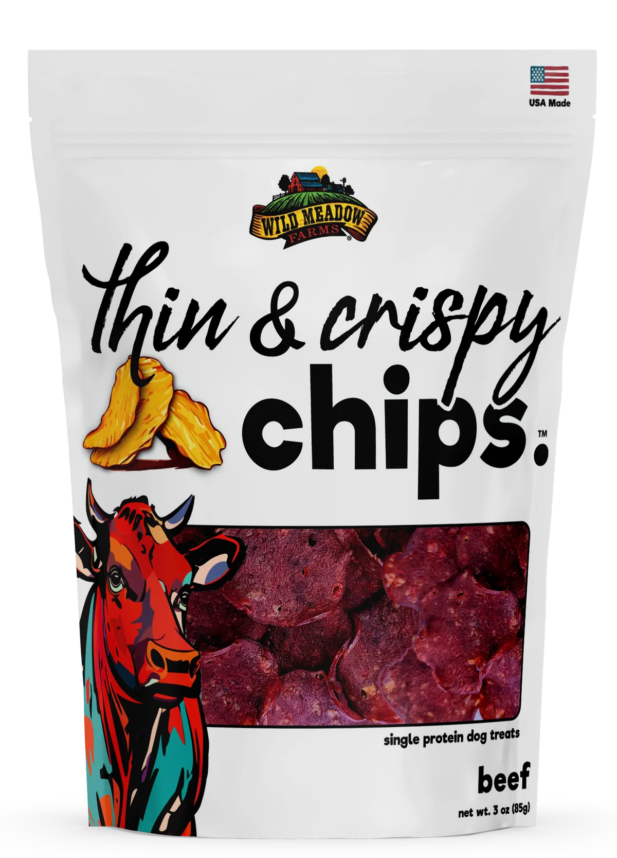 Gibson's - Thin & Crispy Chips Beef Dog Treats