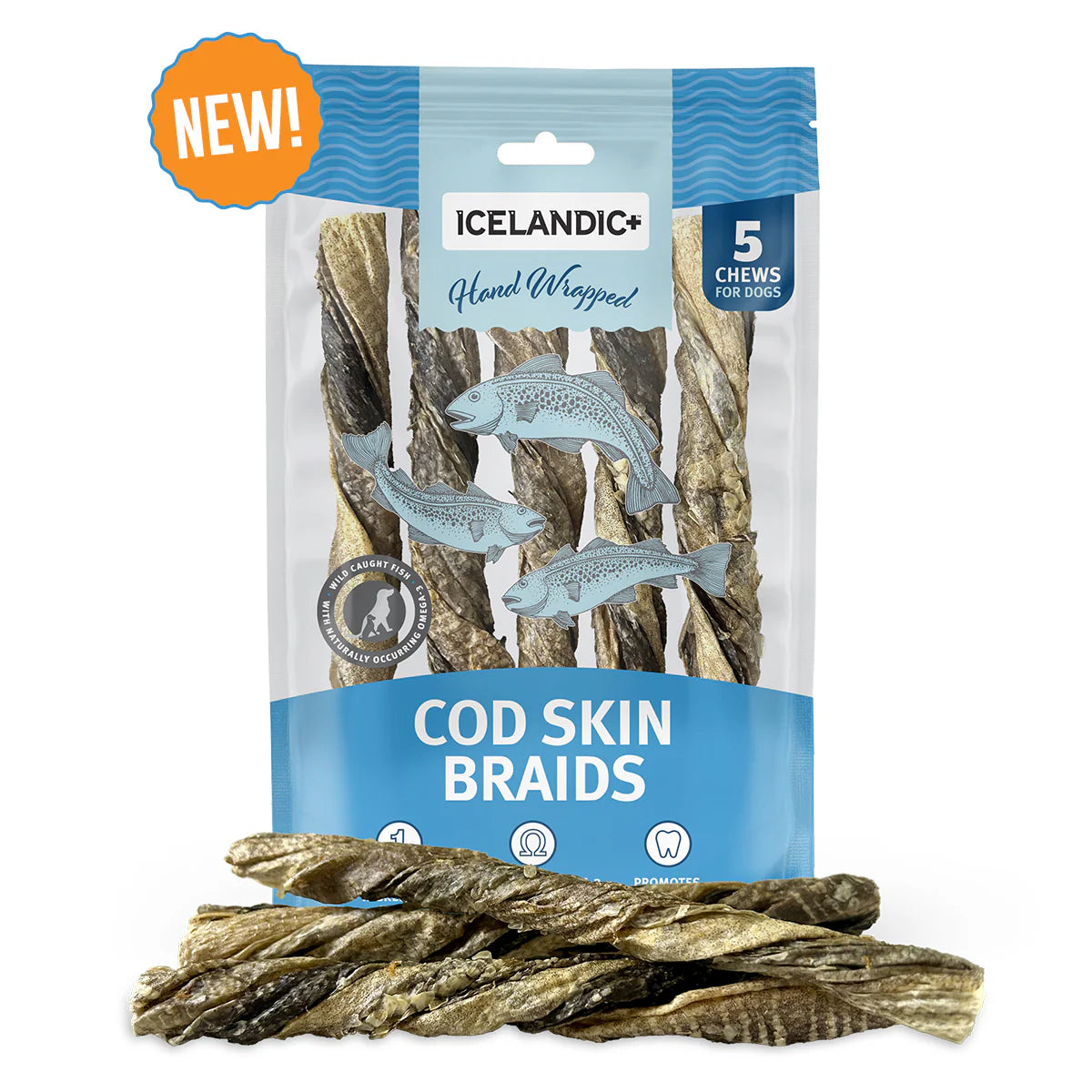 Icelandic+ Cod Skin Braids Hand Wrapped