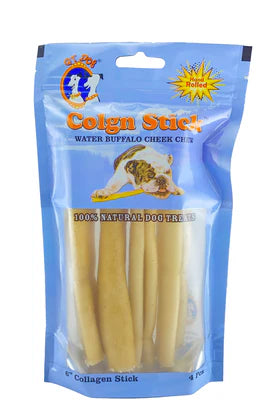 Colgn Stick Water Buffalo Cheek Chew
