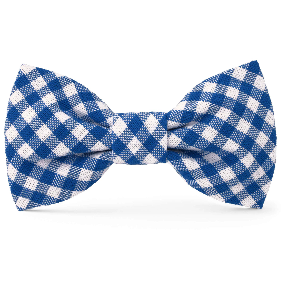 Dog Bow Tie Lake Blue Gingham