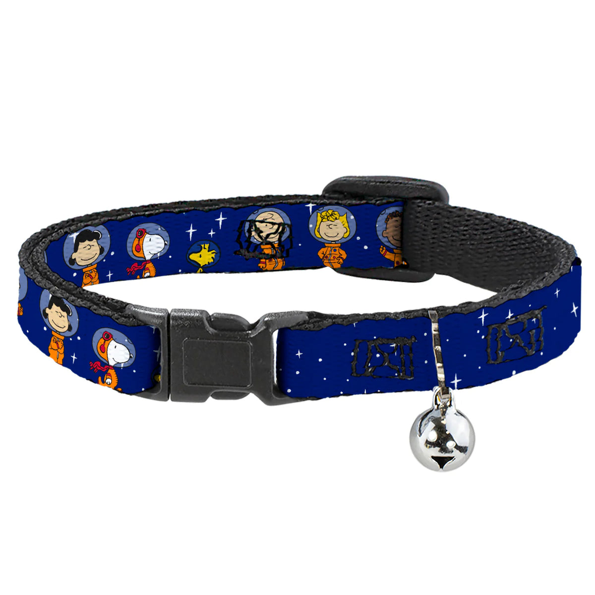 Buckle Down - Cat Collar Breakaway with Bell, Peanuts Gang Astro