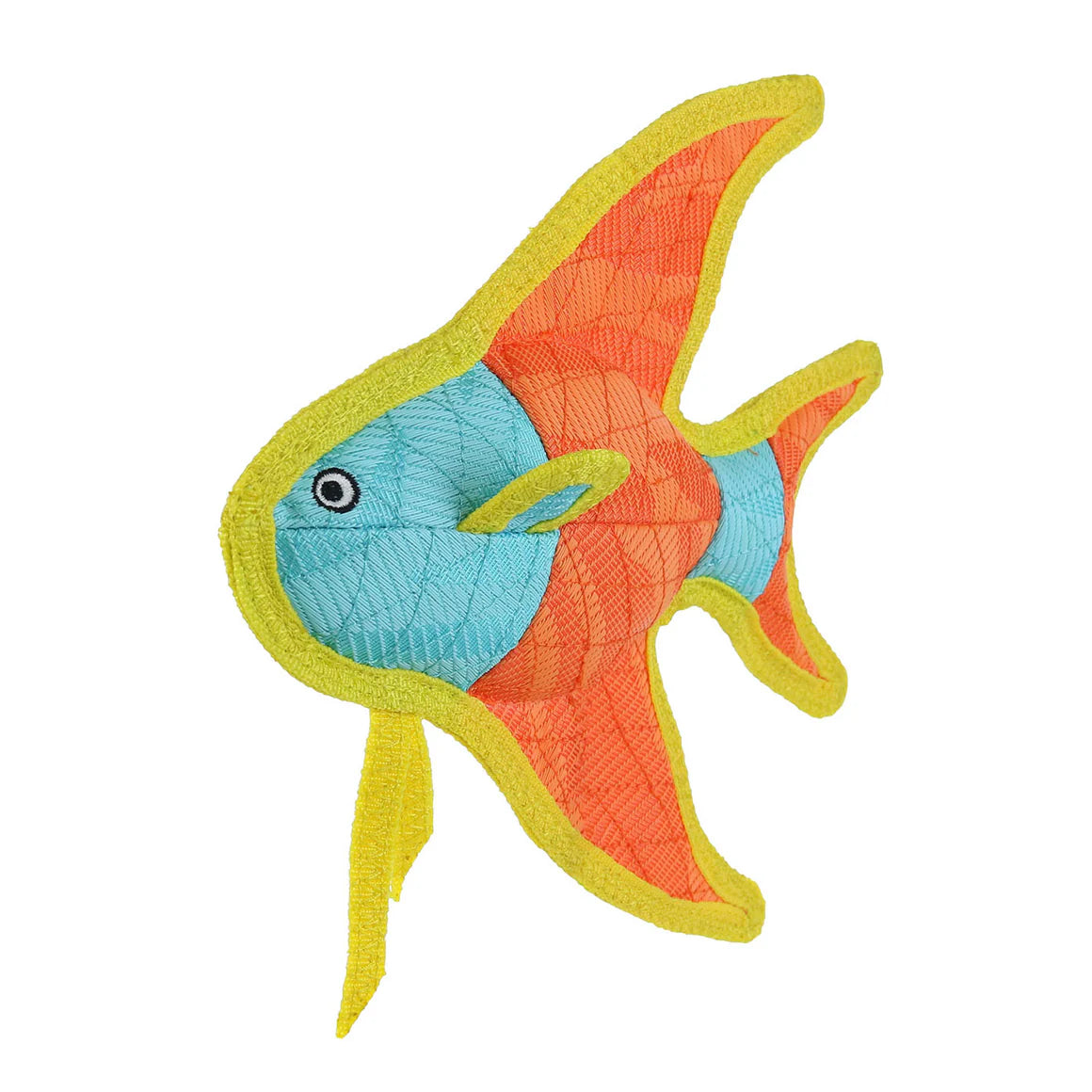 Tuffy Dog Toys - DuraForce Angel Fish Durable Squeak Toy