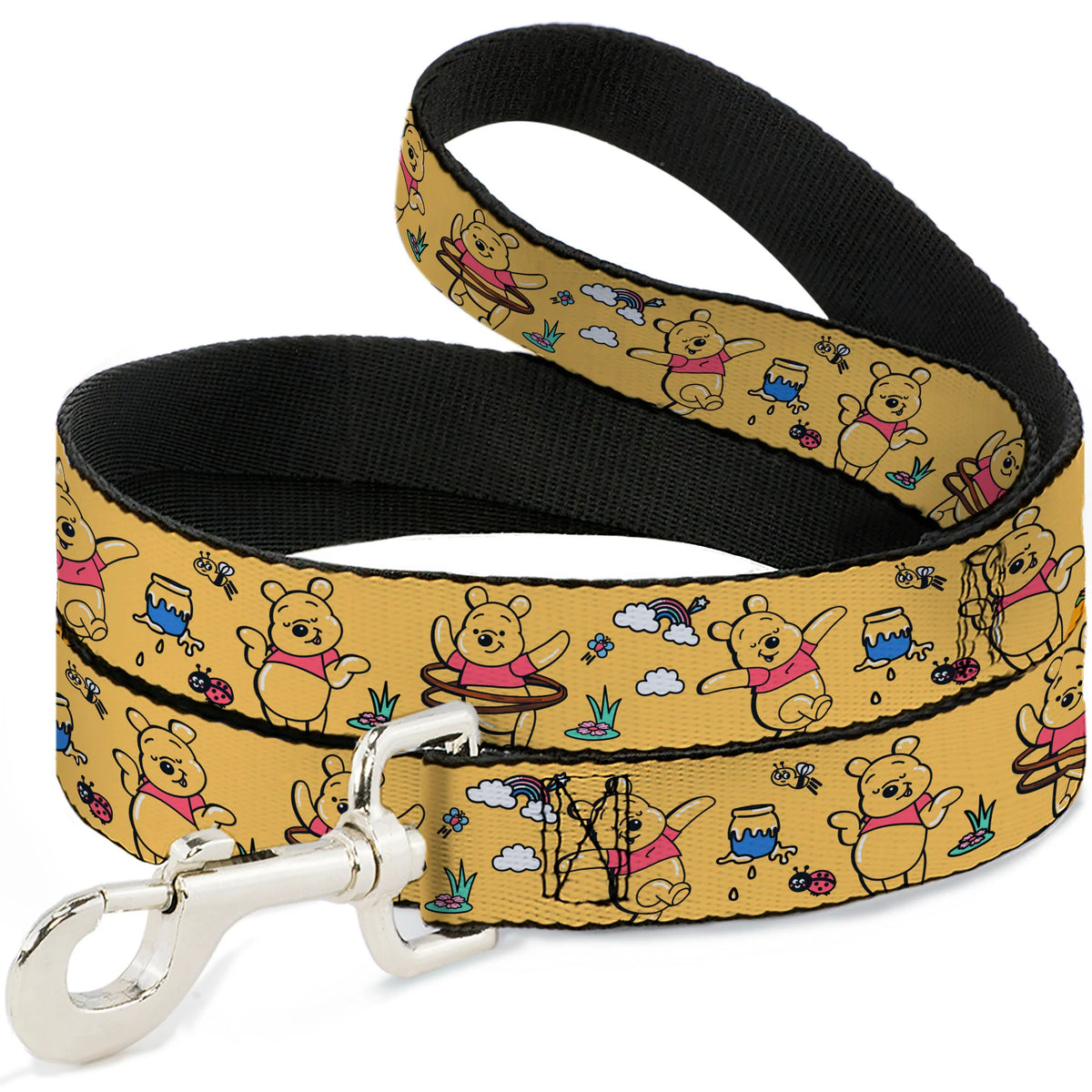 Buckle Down - Leash Nylon Winnie the Pooh Happy Poses