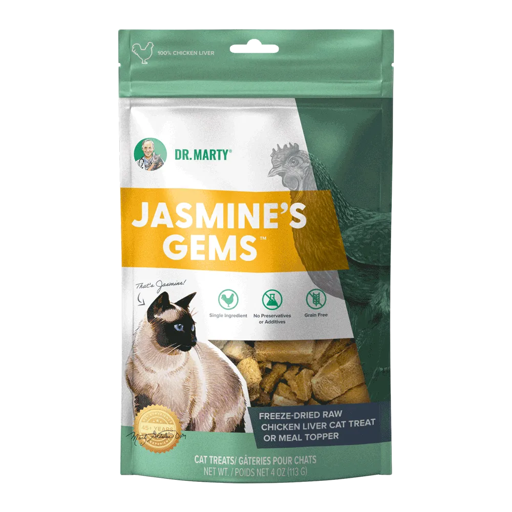 Dr Marty Cat Jasmine's Jems Freeze-Dried Raw Chicken Liver