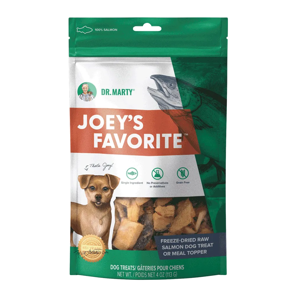 Dr Marty Joey's Favorite Freeze-Dried Raw Salmon Treats