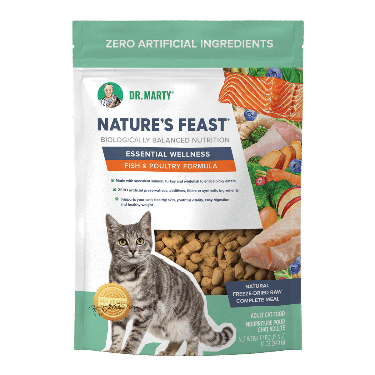 Dr Marty Nature's Blend Natures Feast Cat Fish & Poultry