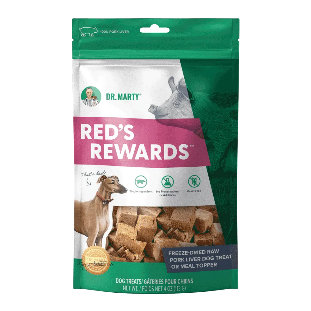 Dr Marty Red's Rewards Pork Liver Dog Treats