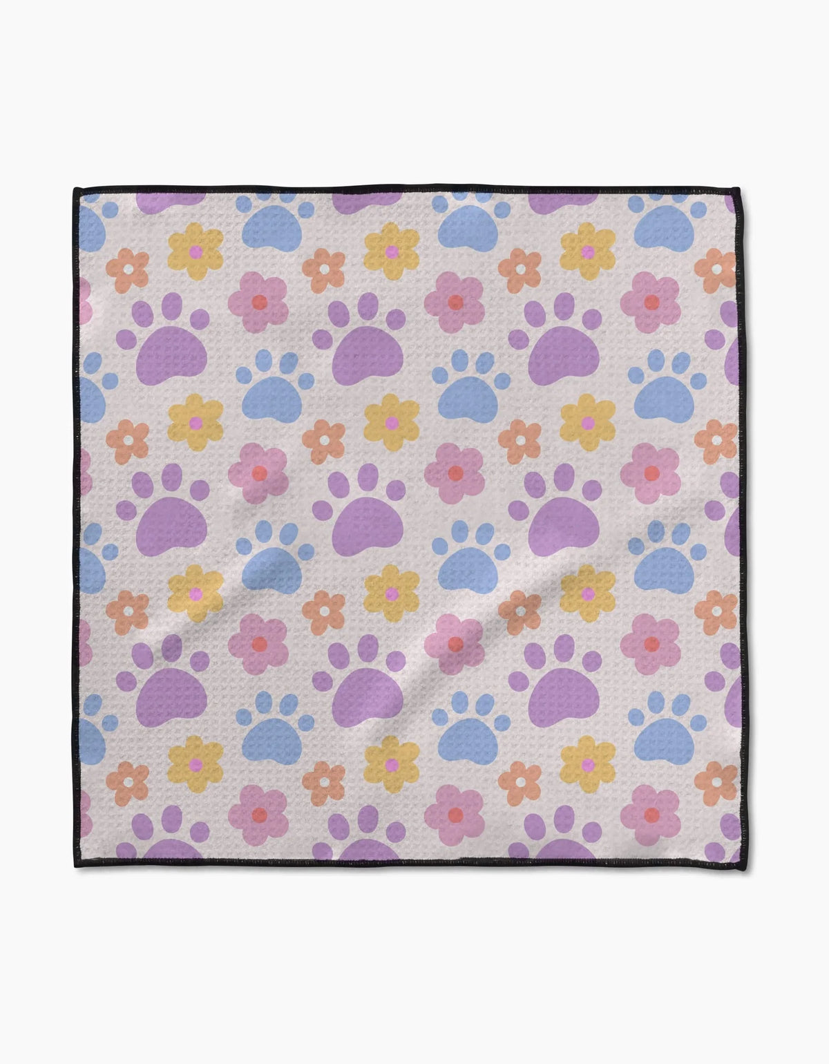 Geometry - Paw Towel Paws And Daisies