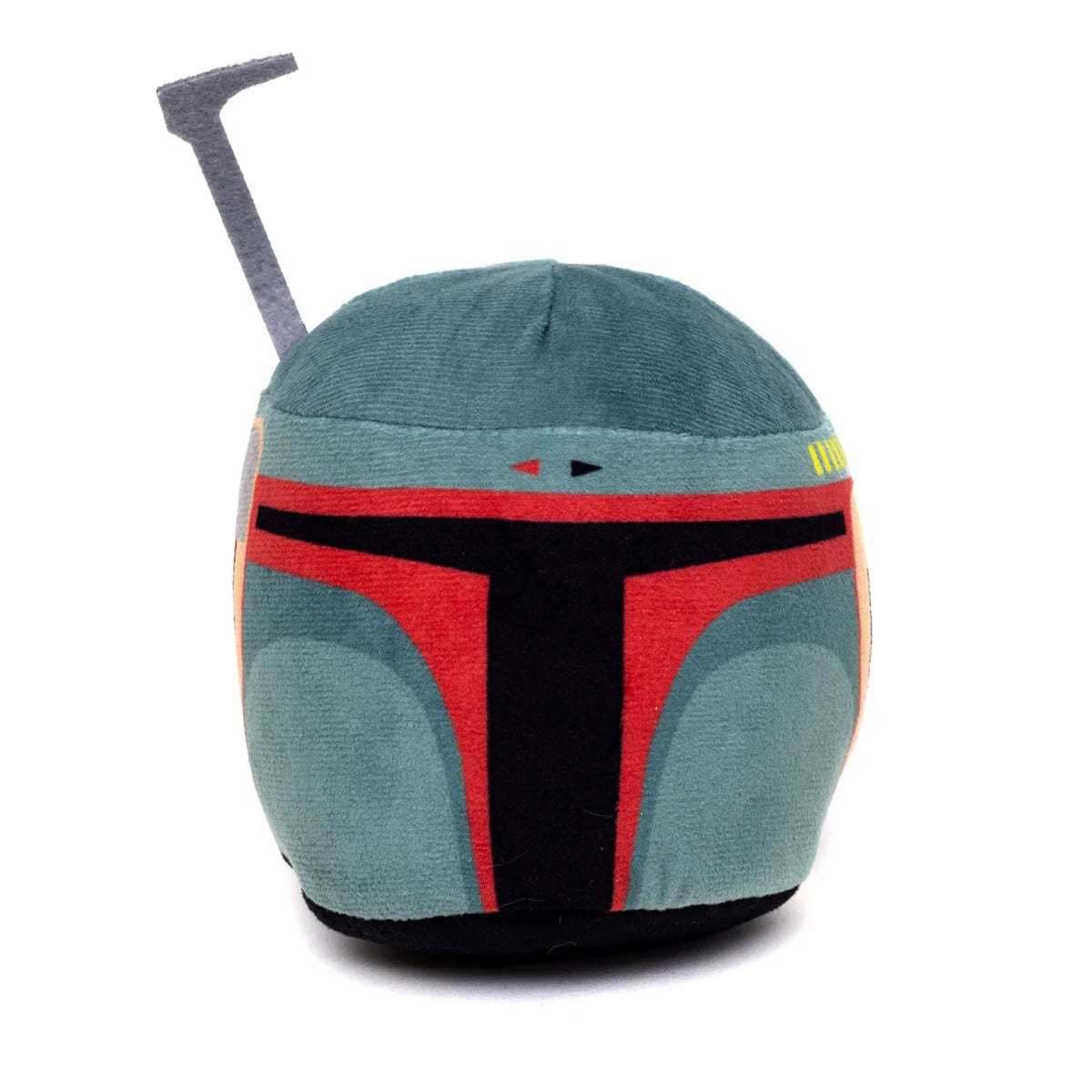 Buckle Down - Dog Toy Squeaker Plush Boba Felt Helmet Green