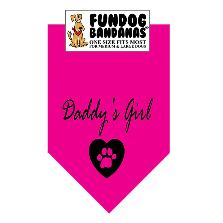 FunDog Bandanas - Dog Bandana Daddy's Girl