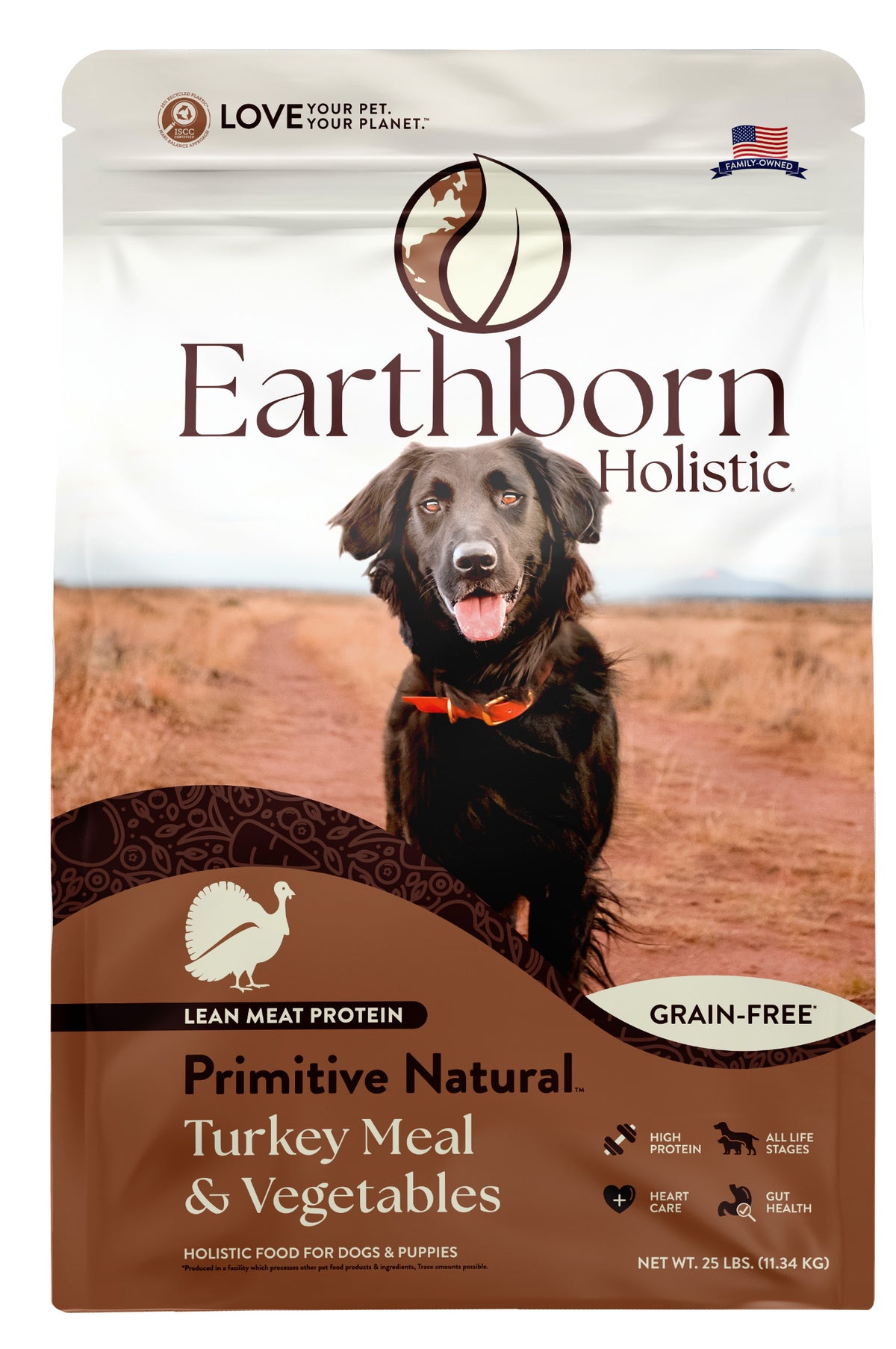Earthborn Holistic - All Breeds, Adult Dog Primitive Natural Recipe Dry Dog Food