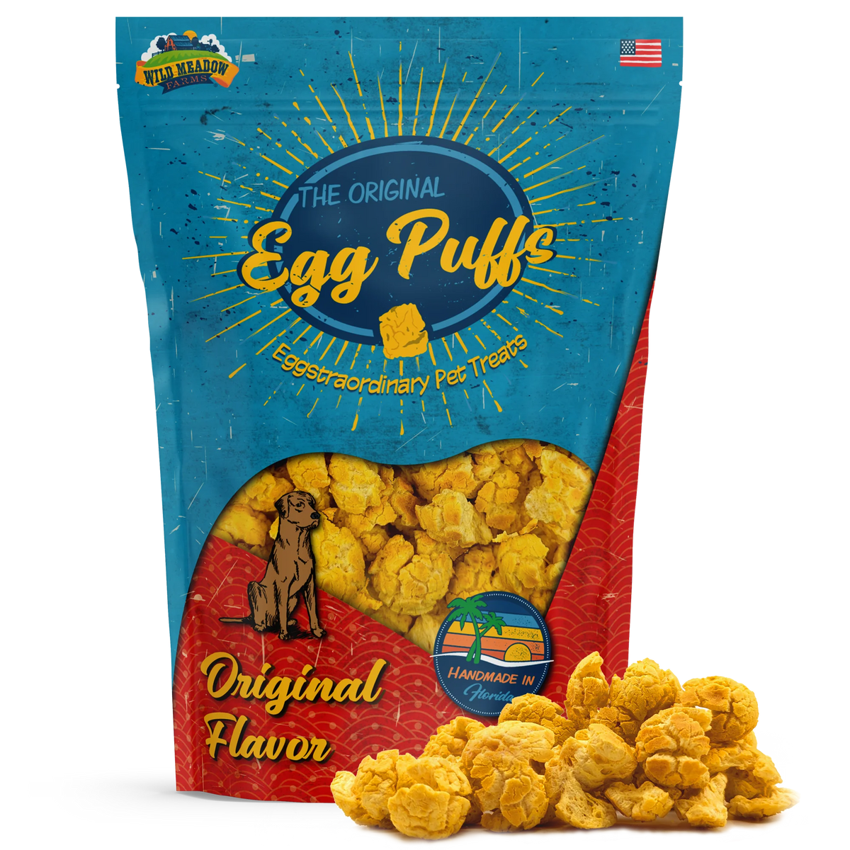 Wild Meadow Farms - Egg Puffs Original Dog Treats