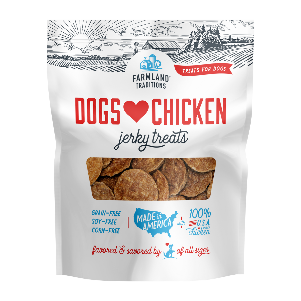 Farmland Traditions - Jerky Treats Dogs Love Chicken Treats for Dogs
