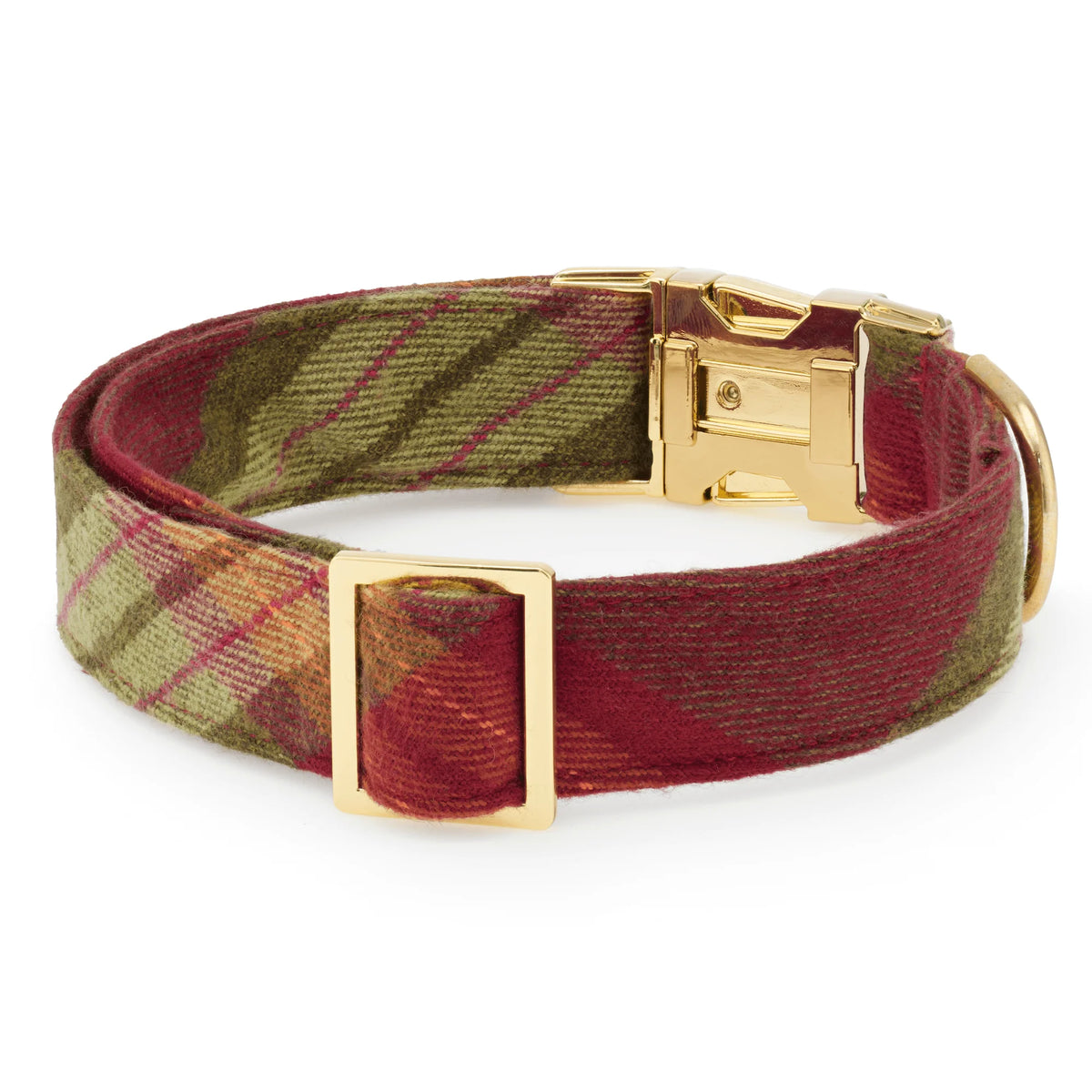 Dog Collar Orchard Plaid Flannel