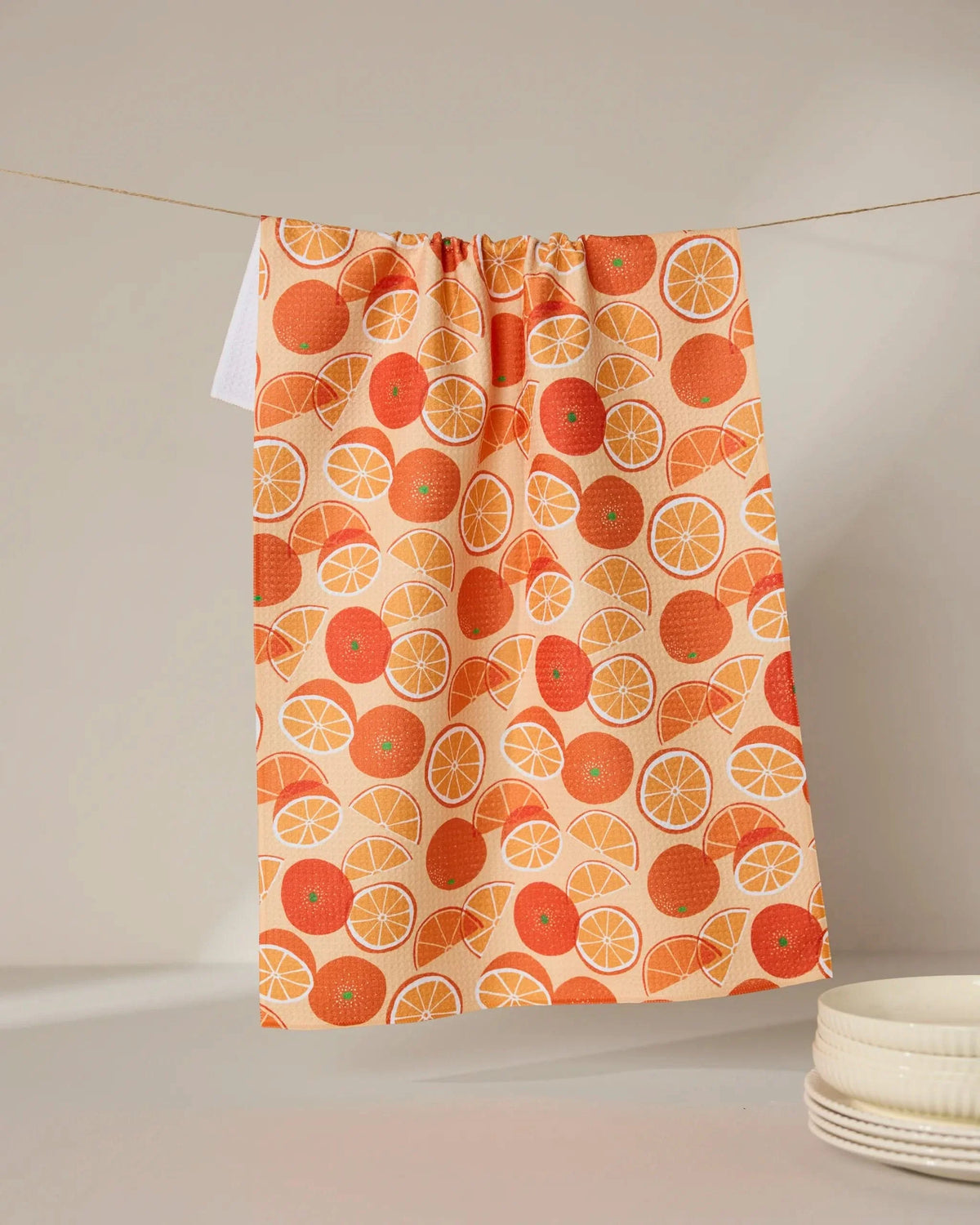 Geometry - Tea Towel Only Oranges - Southern Agriculture