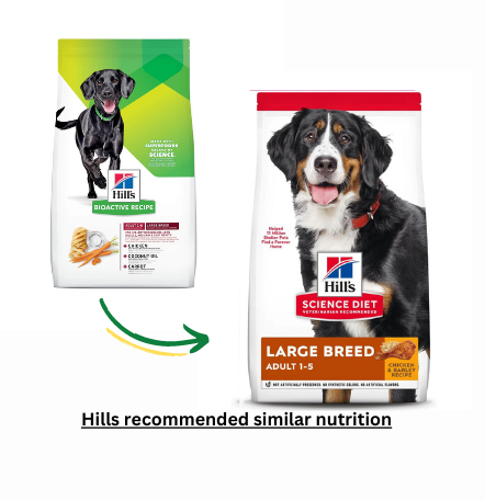 Hill's science diet adult large breed sales chicken & barley recipe dry dog food