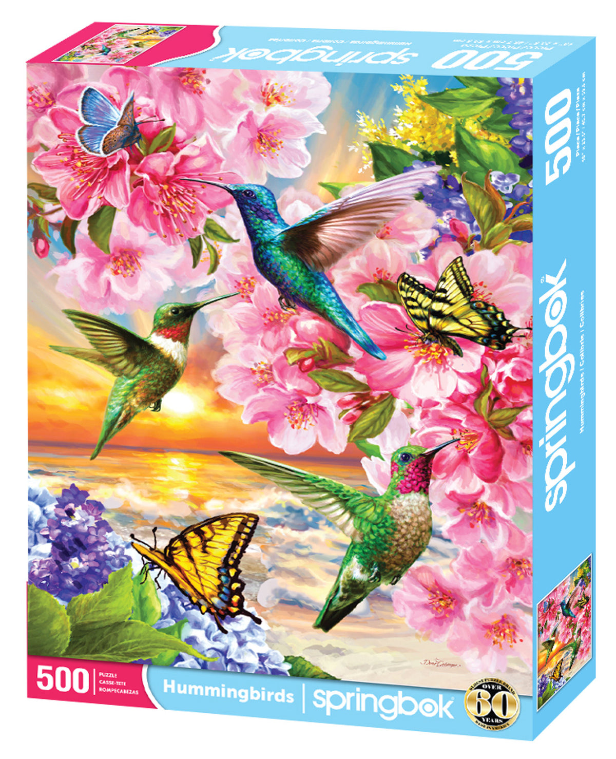 Allied Products-Springbok - Hummingbirds Puzzle