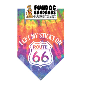 Route 66 Bandana Cotton - made in USA