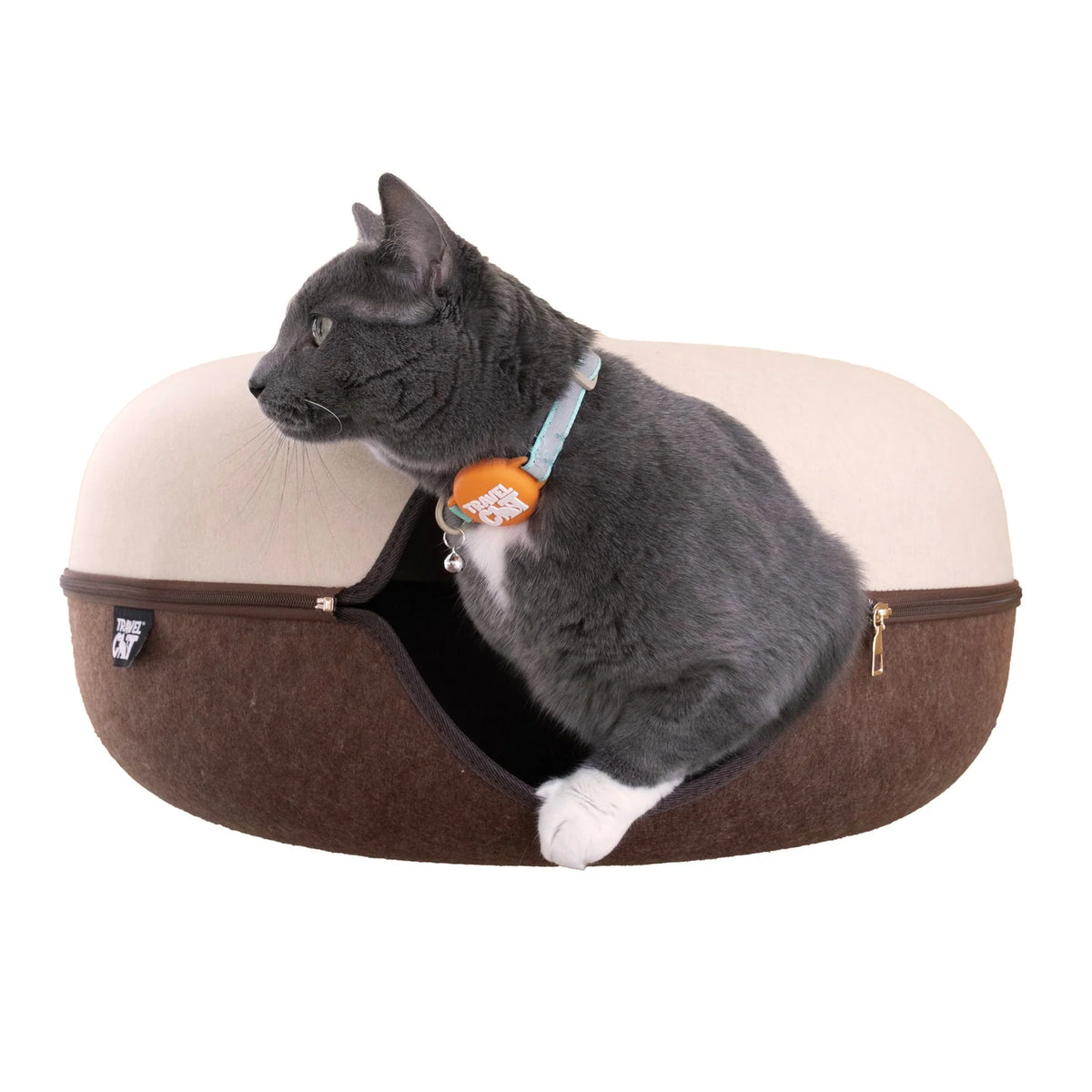 Travel Cat - "Donut" Cat Hideway Cave