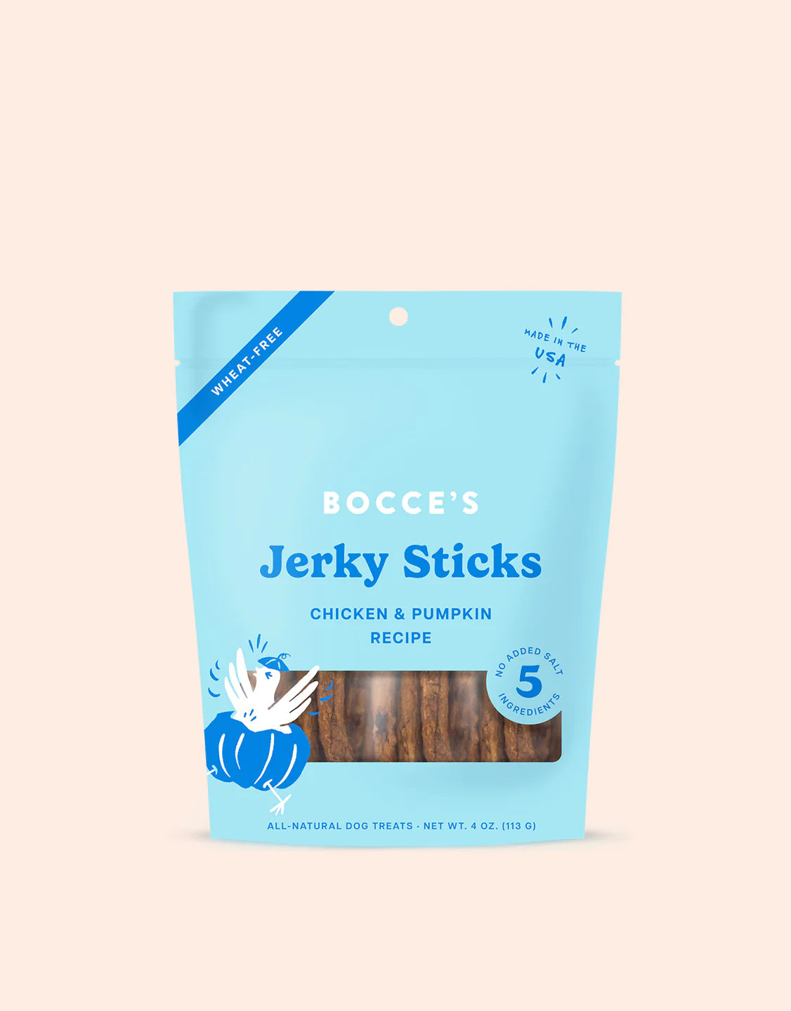 Bocce's Bakery - Grazers Chicken & Pumpkin Jerky Sticks