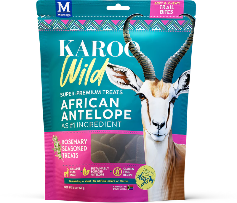 Montego Pet - Karoo Wild - Trail Bites African Antelope Rosemary