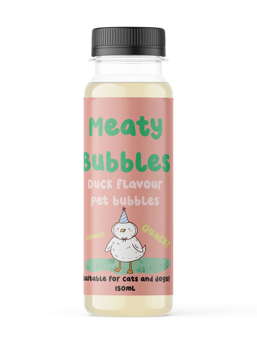 Meaty Bubbles - Duck Flavour pet bubbles