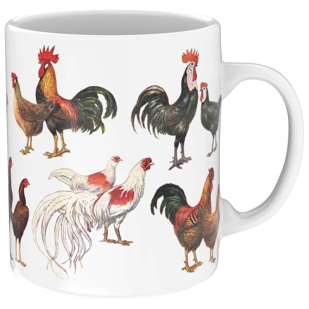 New York Puzzle Co. - Chicken ~ Poules Mug
