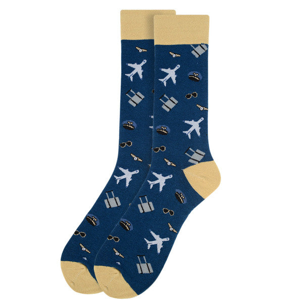Selini New York - Men's Airplane Pilot Socks