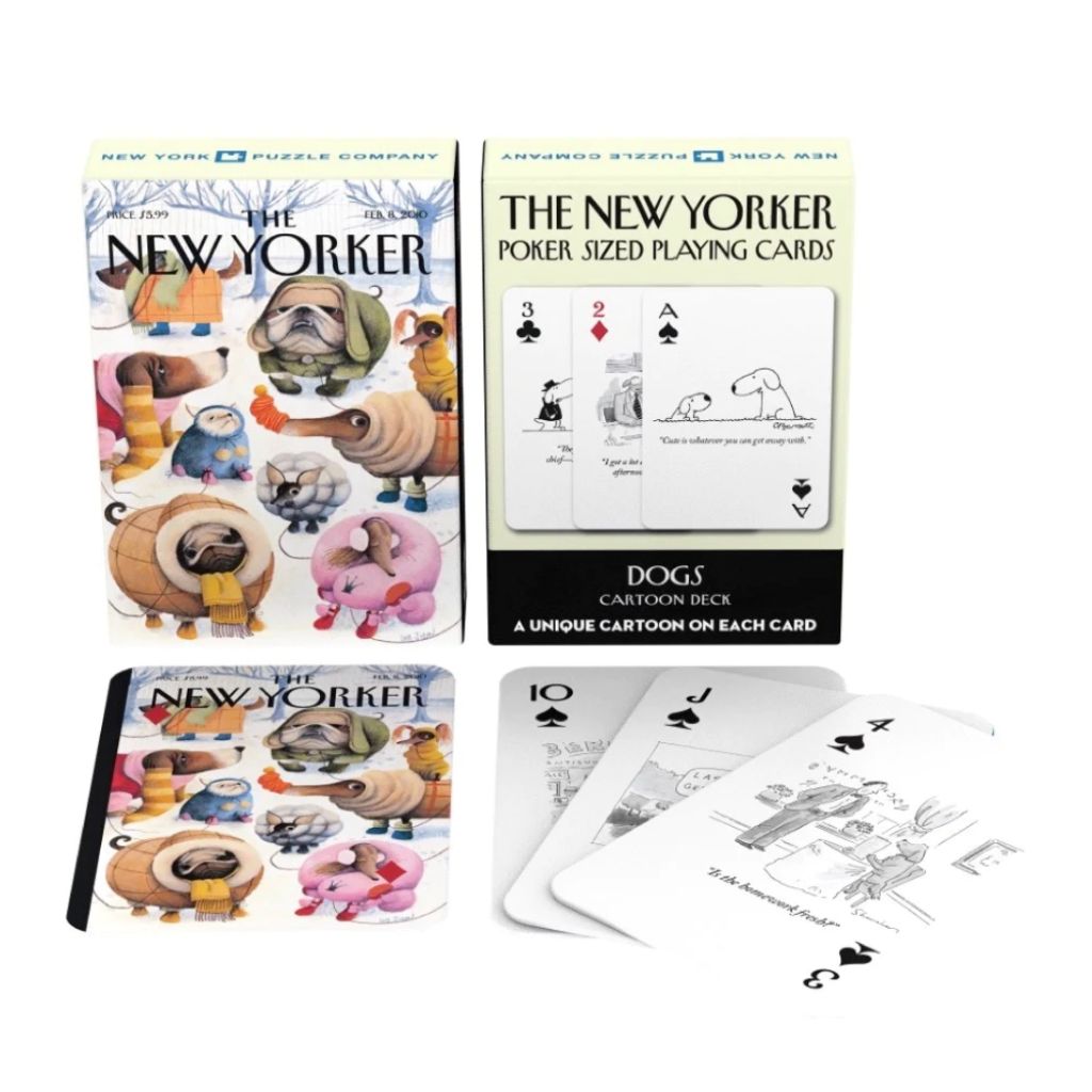 New York Puzzle Co. - Dog Cartoons Playing Cards