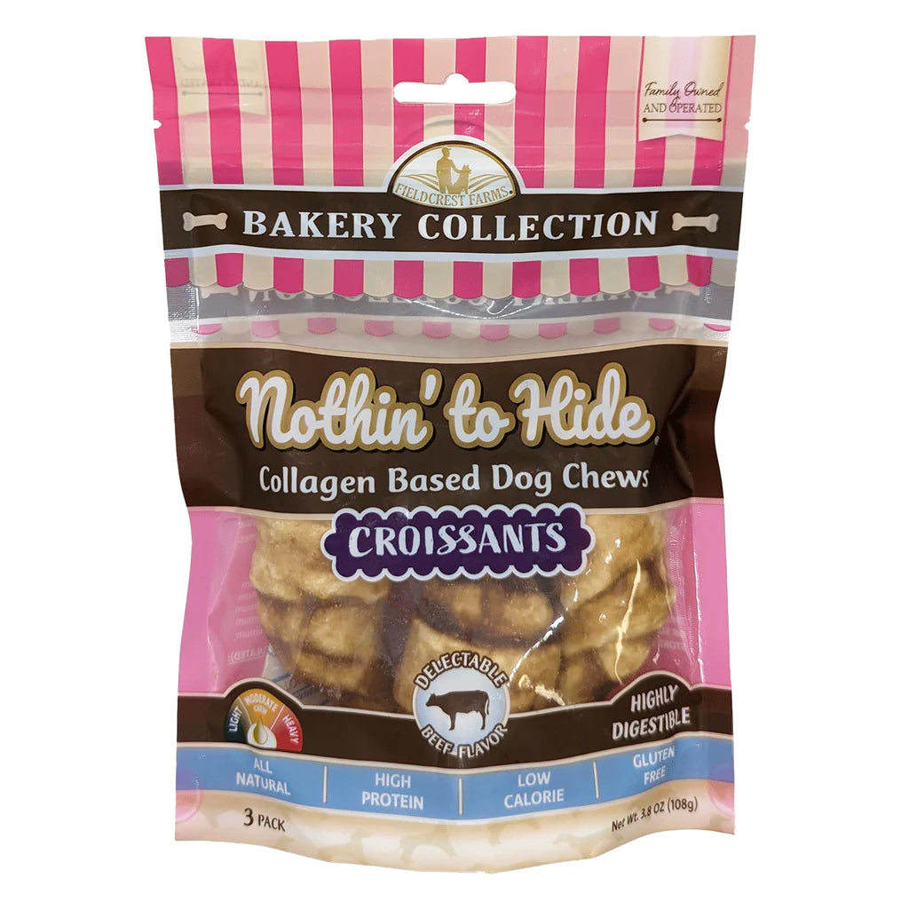 Fieldcrest Farms - Nothin' To Hide Bakery Beef Croissant Dog Chews
