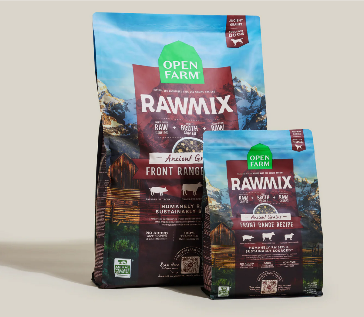 Open Farms - Raw Mix Front Range Ancient Grain Dry Dog Food