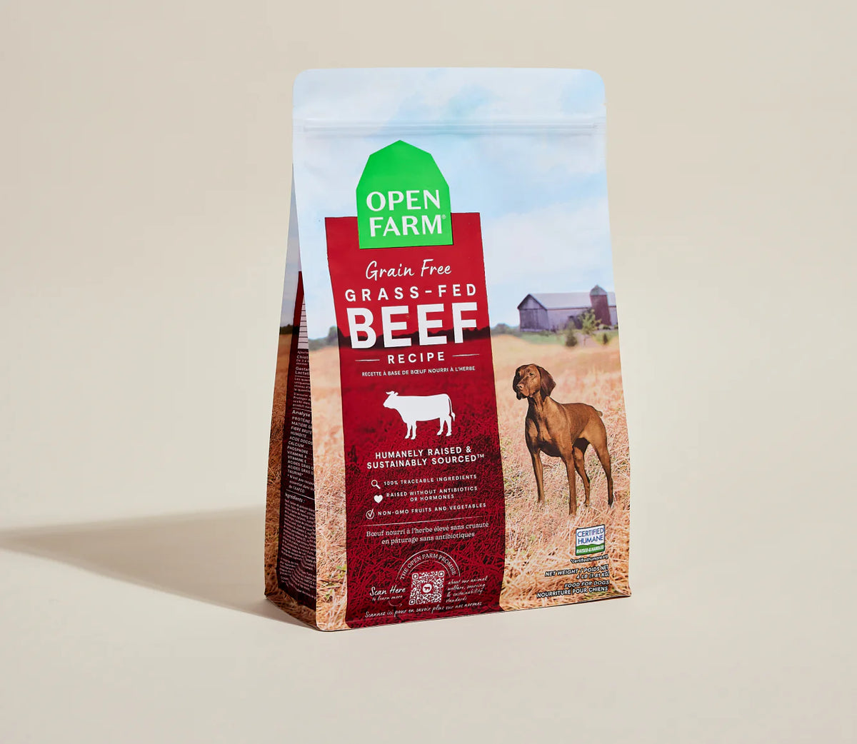 Open Farms - Grass-Fed Beef Grain Free Dog Food